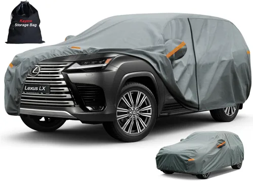 Vista 92 de Kayme Funda de Coche de Servicio Pesado Impermeable para Todo Tipo de Clima, Ajuste Personalizado para Tesla Model S, Cubierta Exterior Completa