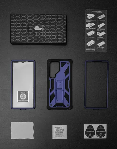 Vista 6 de Poetic Spartan - Funda para Samsung Galaxy S23 Ultra 5G de 6.8 pulgadas, protector de pantalla integrado funciona con identificación de huellas