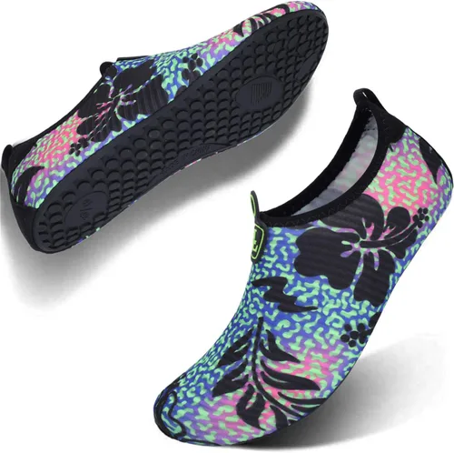 Vista 4 de L-RUN - Calcetines acuáticos para mujer y hombre, para correr, bucear, surfear, nadar, playa, yoga, de secado rápido