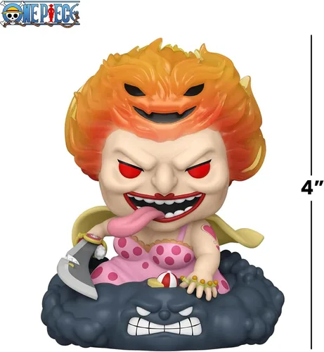 Vista 3 de Funko Pop! Deluxe: One Piece - Hungry Big Mom - Figura de vinilo coleccionable - Idea de regalo - Producto oficial - para niños y adultos - Fans