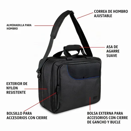 Vista 5 de Bolsa de viaje grande para estilista de USA Gear - Estuche para salón de cabello - Interior personalizable con divisores ajustables - Se adapta a