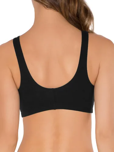 Vista 7 de Fruit of the Loom - Brasier de algodón con cierre frontal para mujer