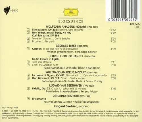 Vista 2 de Irmgard Seefried-Vol 1 Opera Arias