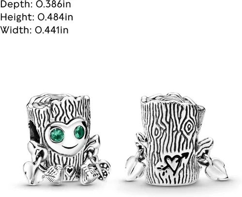 Vista 5 de PANDORA Joyas Sweet Tree Monster Charm Plata Sterling, Metal Cristal Esmalte, no aplica