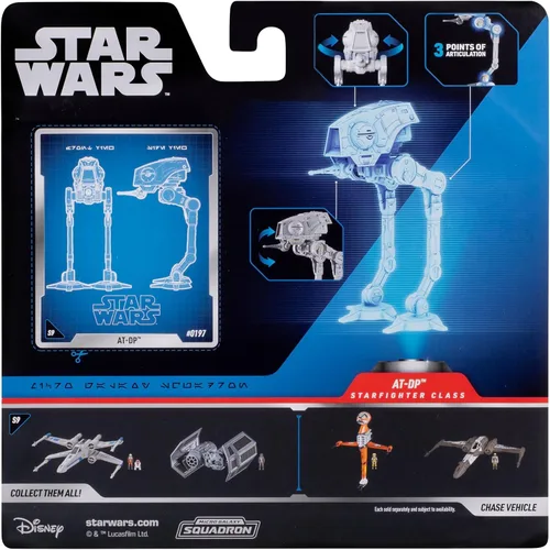 Vista 4 de Star Wars Micro Galaxy Squadron AT-DP (cápsula de defensa todo terreno) - Vehículo de 5 pulgadas con patas articuladas y dos accesorios de micro