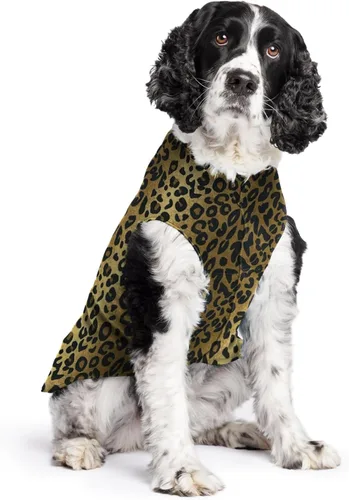 Vista 25 de Abrigo elástico de lana para perro, ropa suave y cálida para perro, suéter elástico para mascotas, lavable en lavadora, ecológico, para todo el año