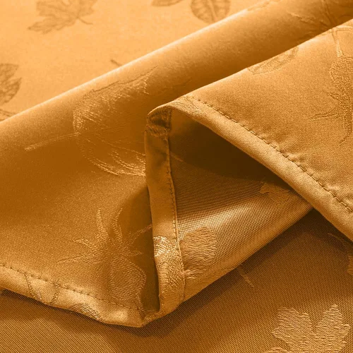 Vista 7 de MATIRUG Mantel cuadrado de otoño de Acción de Gracias, 52 x 52 pulgadas, a prueba de derrames, sin arrugas, mantel de jacquard otoñal para Ámbar