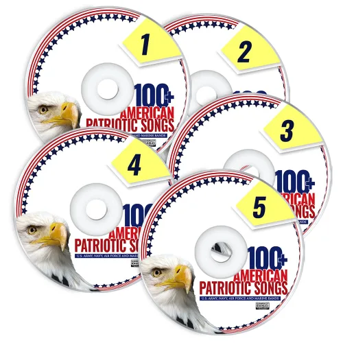 Vista 8 de 100+ American Patriotic Songs - Ceremonial Military Anthems, Marches, Fanfares, Music, Songs & Hymns – U.S. Army, Navy, Air Force and Marine Bands