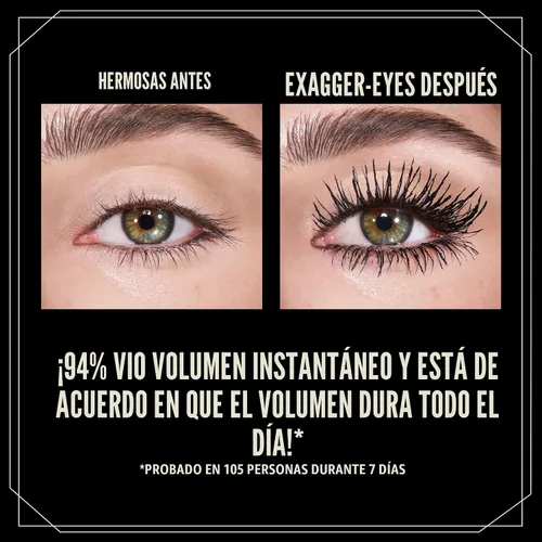 Vista 2 de Charlotte Tilbury Exagger-Eyes Volume & Length Mascara, Exagger-Black