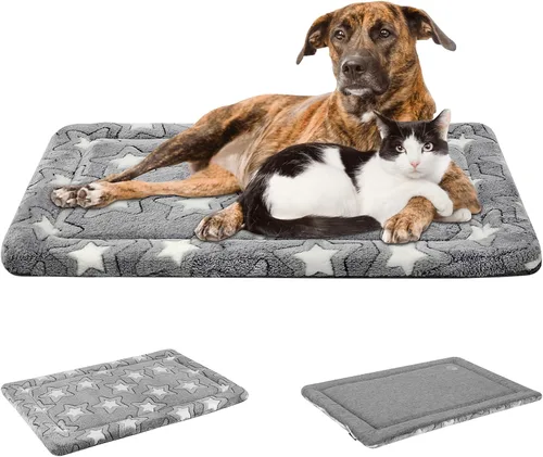 Vista 7 de EMPSIGN Almohadilla para jaula de perro - Alfombrilla de perrera reversible (fría y cálida), lavable a máquina, almohadilla para dormir
