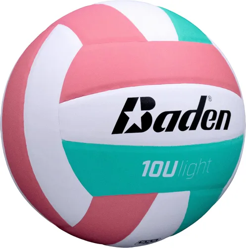 Vista 3 de Baden Luz de 10U Tamaño oficial, 2 oz más ligero nivel de entrada juvenil voleibol interior Compuesto de PU, respaldo de espuma extra, reduce