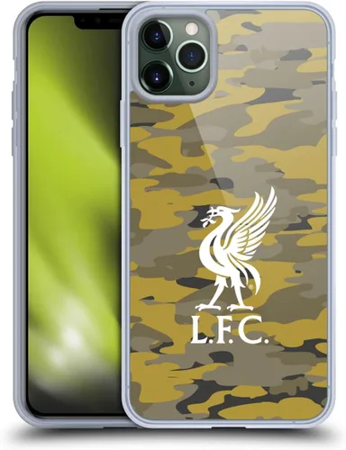 Vista 117 de Head Case Designs Funda de gel con licencia oficial del Liverpool Football Club Away Colourways Crest Camou [protección de grado militar] compatible
