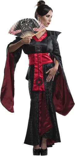 Vista 2 de STAR WARS Disfraz de kimono feudal de Darth Vader de Star Wars para mujer