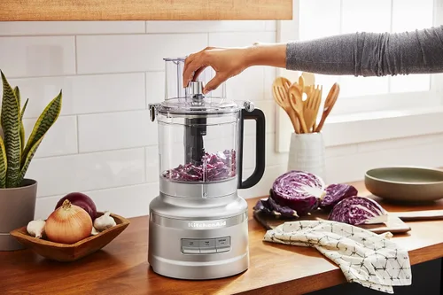 Vista 3 de KitchenAid Procesador de alimentos de 13 tazas, contorno plateado (renovado)