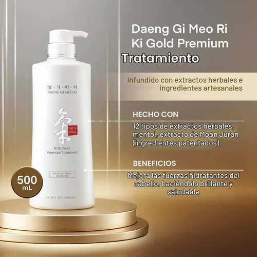 Vista 4 de Daeng Gi Meo Ri Ki Gold Premium Champú+Set de tratamiento (16.9 fl oz)