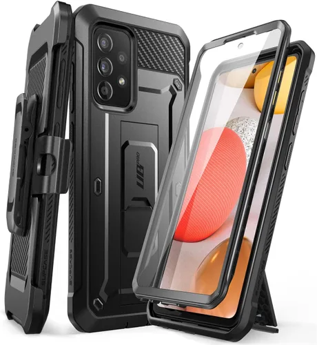 Vista 12 de SUPCASE Funda para Samsung Galaxy A16 con protector de pantalla (Unicorn Beetle Pro), [soporte integrado y clip para cinturón]