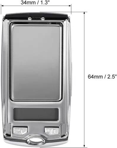 Vista 2 de uxcell Estilo dominante electrónico de la escala 3.53 oz 0.0004 oz del bolsillo de Digitaces mini