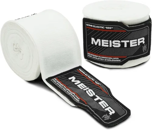 Vista 19 de Vendas para mano semielásticas de 180 pulgadas Meister Adult, vendas para MMA (artes marciales mixtas) y boxeo (par) todos