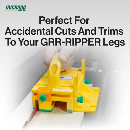 Vista 5 de MICROJIG GRR-RIPPER Juego de patas de repuesto, piezas de bloque de empuje 3D, RR-303, 3 piezas, amarillo