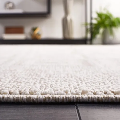 Vista 4 de SAFAVIEH Trends Collection - Alfombra para pasillo, 2 pies 2 pulgadas x 8 pies, color beige y marfil, diseño texturizado moderno, no desprende