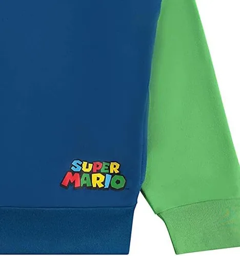 Vista 5 de Nintendo Sudadera con capucha para hombre, disfraz de Mario y Luigi, clásico videojuego, cosplay, disfraz, sudadera con capucha