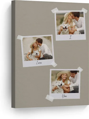 Vista 33 de Smile Art Design Impresión en lienzo personalizada: arte de pared con fotos personalizadas, hecho a pedido en Estados Unidos, lienzo premium