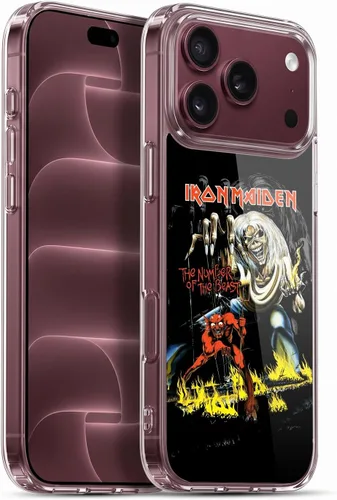 Vista 258 de Head Case Designs Funda de gel suave con licencia oficial de Iron Maiden Brave New World, compatible con Apple iPhone 7 Plus/iPhone 8 Plus Nuevo