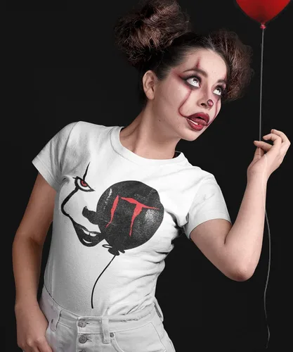 Vista 2 de Ripple Junction It Pennywise - Camiseta ligera para adulto, talla única