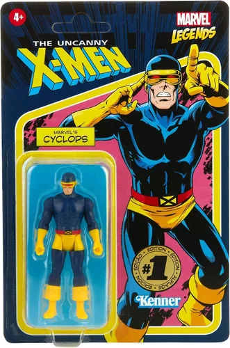 Vista 3 de Hasbro Marvel Legends Retro 3.75" Iron Man & Cyclops - Juego de figuras