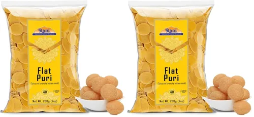 Vista 14 de Rani Pani Puri - Monedas de 7 onzas (7.05 oz) 80-85 monedas ~ Monedas de trigo y sémola sin cocer, aptas para microondas, totalmente naturales
