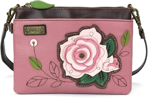 Vista 74 de CHALA Mini bandolera/bolso con correa convertible elegante, compacto, versátil