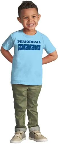 Vista 3 de Periodical Napper Science Nerd - Camiseta para niño y niña