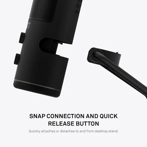 Vista 5 de NZXT Capsule - Micrófono USB cardioide - Negro mate