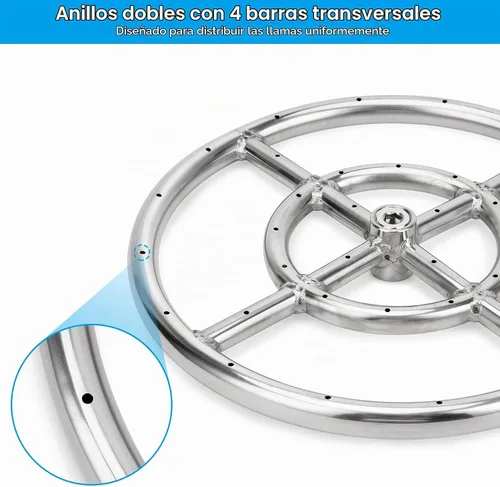 Vista 5 de Kit de instalación de anillo para fogatas, de Stanbroil , 12" (30.5 cm)