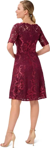 Vista 2 de Adrianna Papell Vestido midi de encaje bordado para mujer