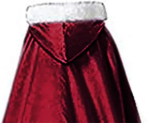 Vista 4 de Capa de boda para capucha nupcial, capa de piel para mujer, poncho de longitud completa