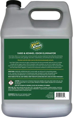 Vista 8 de Orine OFF Yard Clean Green Eliminador de olores para patios y perreras Eliminador de olores para gatos y perros Respetuoso con el medio ambiente