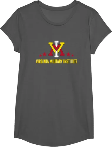 Vista 14 de Virginia Military Institute VMI Keydets Logo Camiseta, Negro