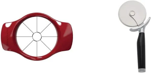 Vista 8 de KitchenAid Rebanador de frutas clásico, talla única, rojo y KE112OHOBA KitchenAid Classic Euro Peeler, talla única, negro 2