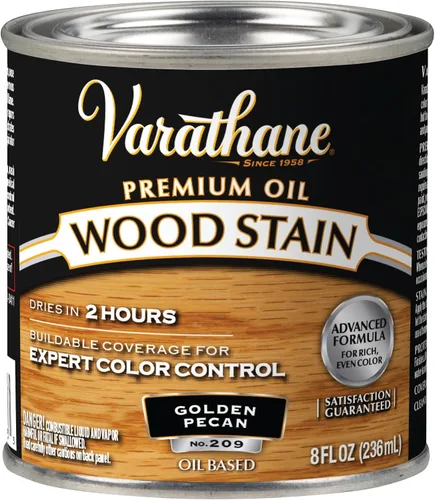 Vista 26 de 1 cuarto de galón Rust-Oleum Brands 211728H Gunstock Varathane - Tinte para madera interior a base de aceite (paquete de 2)