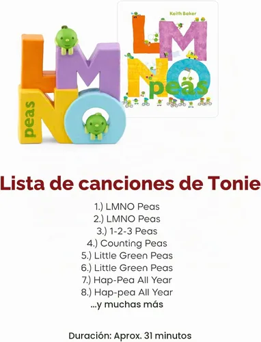 Vista 5 de Tonies LMNO Peas Figura de Juguete de Audio