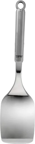 Vista 3 de Norpro, Silver Krona - Espátula sólida de acero inoxidable, 12 pulgadas