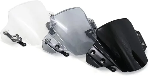 Vista 4 de Nueva motocicleta MT09 Touring Sports parabrisas w/kit de soporte deflector para Yamaha MT-09 MT 09 mt09 2021 2022 2023 (negro)
