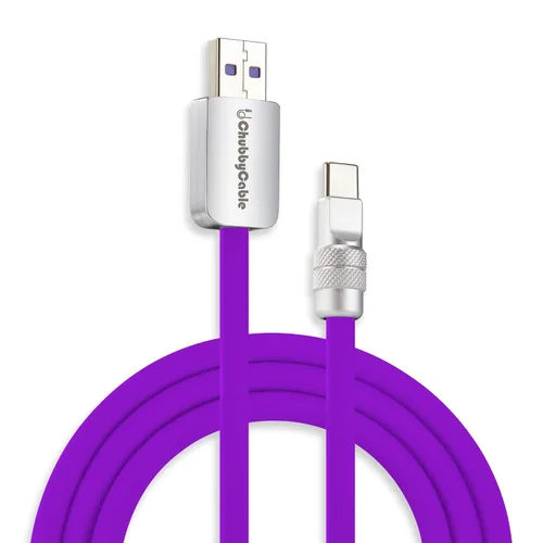 Vista 18 de chubbycable Chubby 2.0 USB C 240W Cable de carga rápida de silicona suave y duradero, cable de carga extra grueso compatible con iPhone 17-15 Series