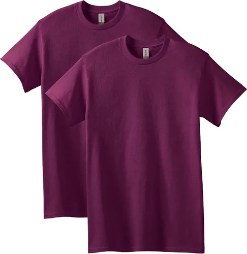 Vista 38 de Gildan Camiseta de algodón pesado para adultos, estilo G5000, paquete múltiple Gris ceniza (paquete de 2)