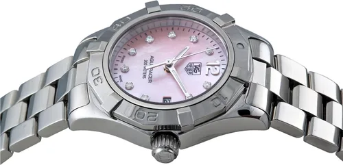 Vista 2 de Tag Heuer WAF141A BA0824Aquaracer Diamond Pink nácar Dial reloj de la mujer