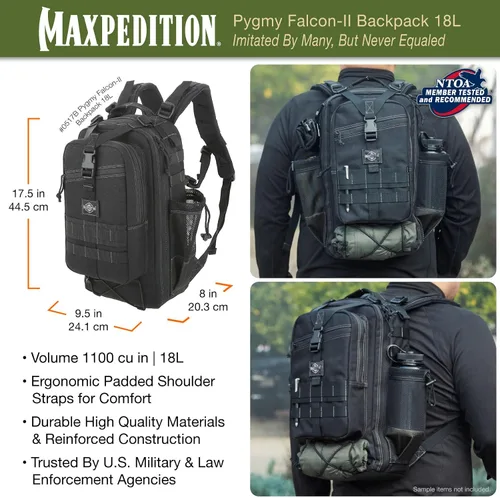 Vista 3 de Maxpedition - Mochila Pygmy Falcon-II.