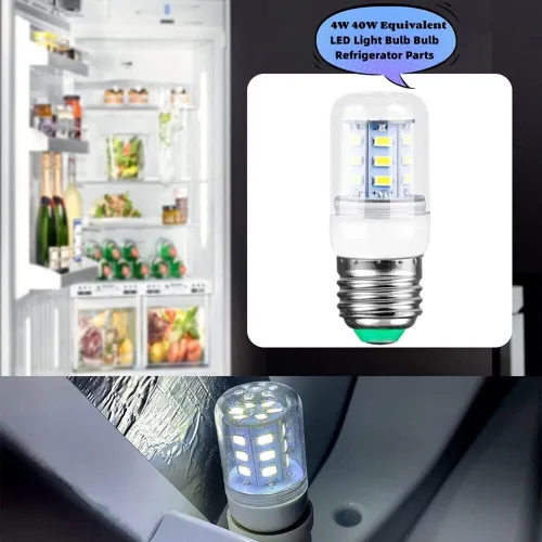 Vista 5 de Paquete de 2 bombillas LED de refrigerador 5304511738 de 3.5 W para Frigidaire Kenmore Kei D34l refrigerador, iluminación LED de repuesto KEID34L