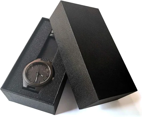 Vista 7 de Nightlight personalizado grabado reloj de madera niños casual hecho a mano reloj de madera para hombres familia amigos regalo personalizado