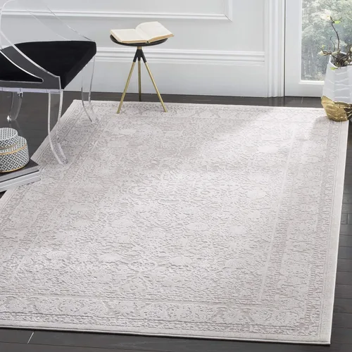 Vista 9 de SAFAVIEH Reflection Collection - Alfombra decorativa, 2 pies 3 pulgadas x 3 pies, color beige y crema, no desprende pelusa y es fácil de limpiar